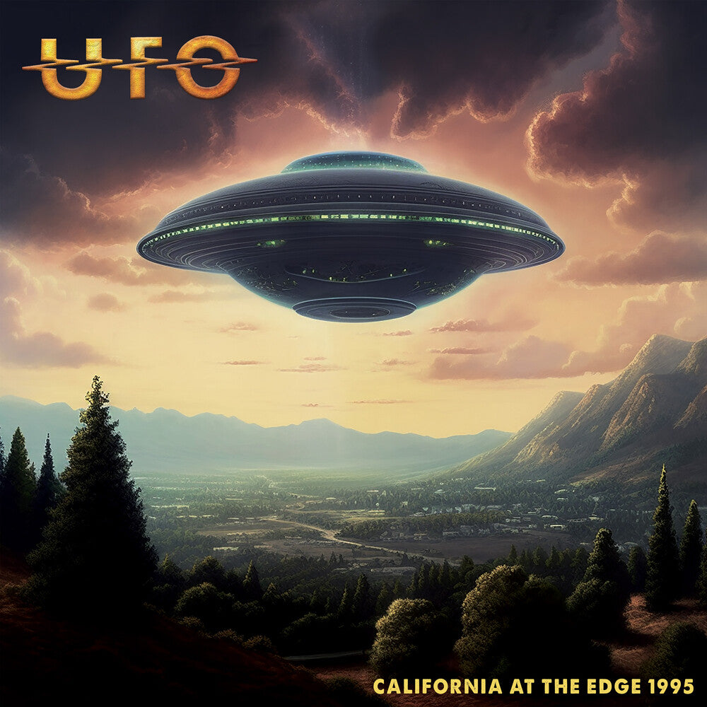 the album cover for UFO - California At The Edge 1995 - Orange [Colored Vinyl] (Org)