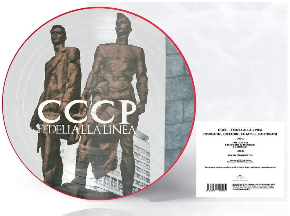 the album cover for Cccp - Fedeli Alla Linea - Compagni Cittadini Fratelli Partigiani [Colored Vinyl]