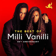 the album cover for Milli Vanilli - The Best of Milli Vanilli (35th Anniversary)
