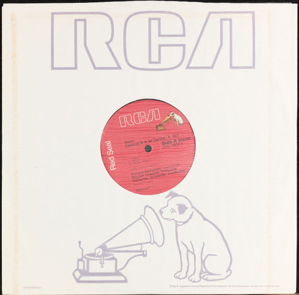 Mozart*, Richard Stoltzman, English Chamber Orchestra, Alexander Schneider : Clarinet Concerto, K. 622 / Concerto  For Bassoon, K. 191 (Arranged For Clarinet) (LP, Album)