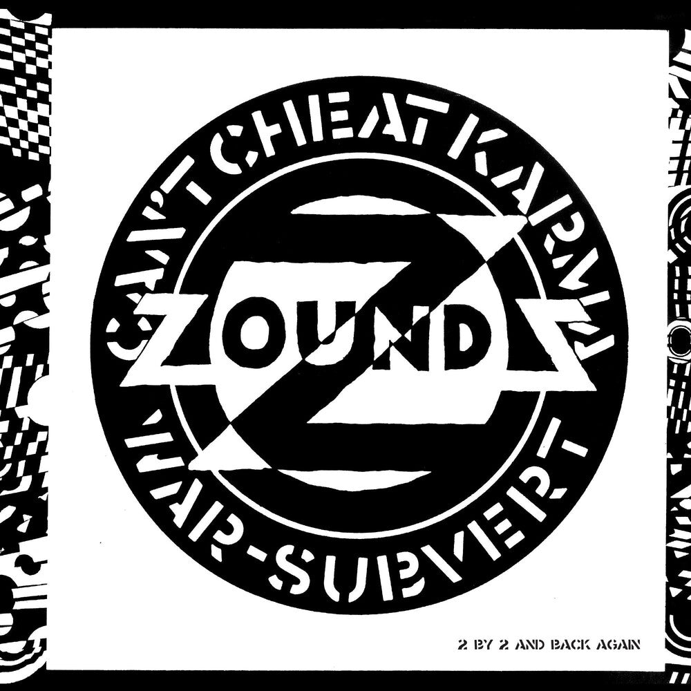 the album cover for Zounds - Cant Cheat Karma / War / Subvert