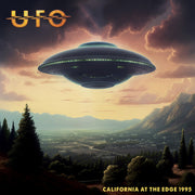 the album cover for UFO - California At The Edge 1995 - Red [Colored Vinyl] [Limited Edition]