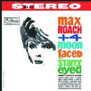the album cover for Max Roach - Moon Faced And Starry Eyed (Verve Request Series)