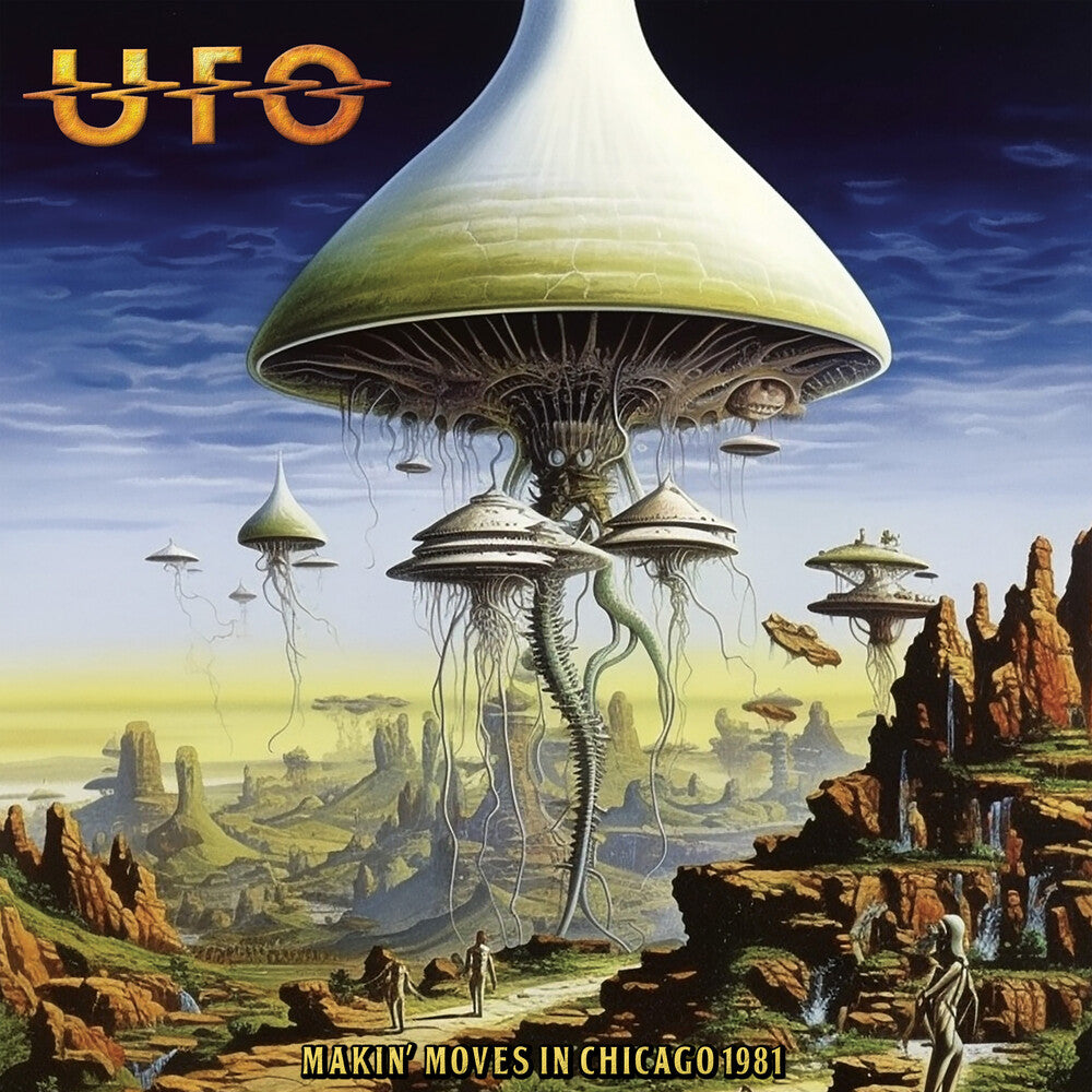 the album cover for UFO - Makin' Moves In Chicago 1981 - Red [Colored Vinyl] (Red)