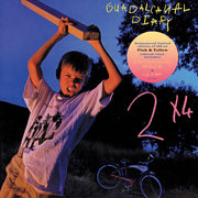 the album cover for Guadalcanal Diary - 2 X 4 - Pink/Yellow Swirl [Colored Vinyl] (Pnk) (Ylw)