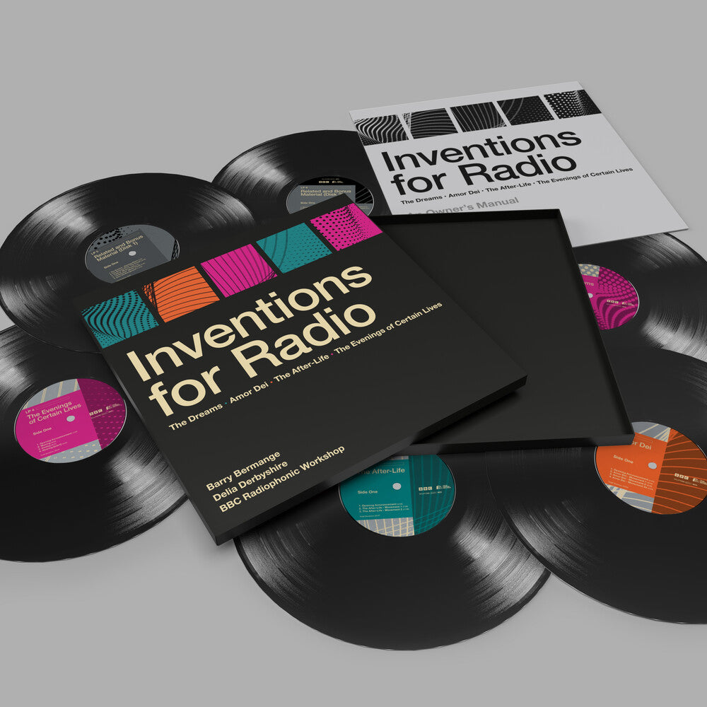 the album cover for Inventions For Radio: Bbc Radiophonic Workshop - Inventions For Radio: Bbc Radiophonic Workshop