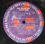 Paul McCartney : Tug Of War (LP, Album, Cus)