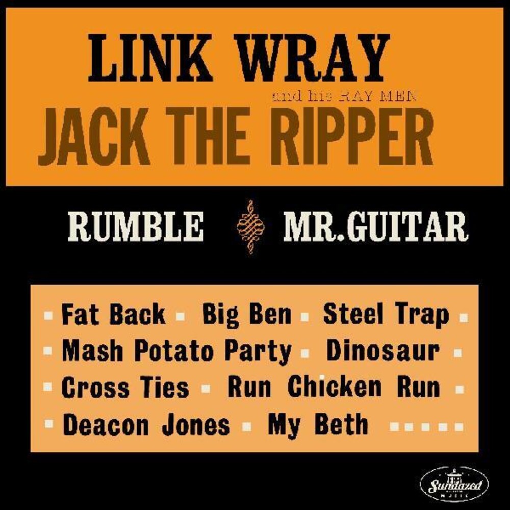 the album cover for Link Wray - Jack The Ripper [Colored Vinyl] (Red)
