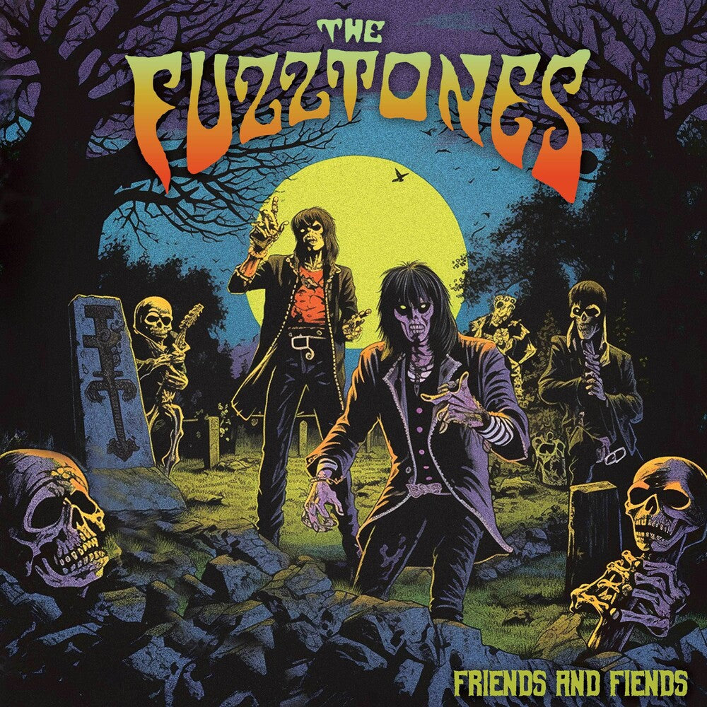 the album cover for The Fuzztones - Friends & Fiends - Orange [Colored Vinyl] (Org)