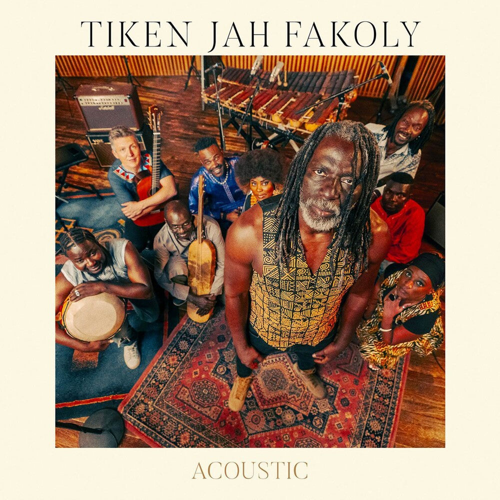the album cover for Tiken Fakoly  Jah - Acoustic (Fra)