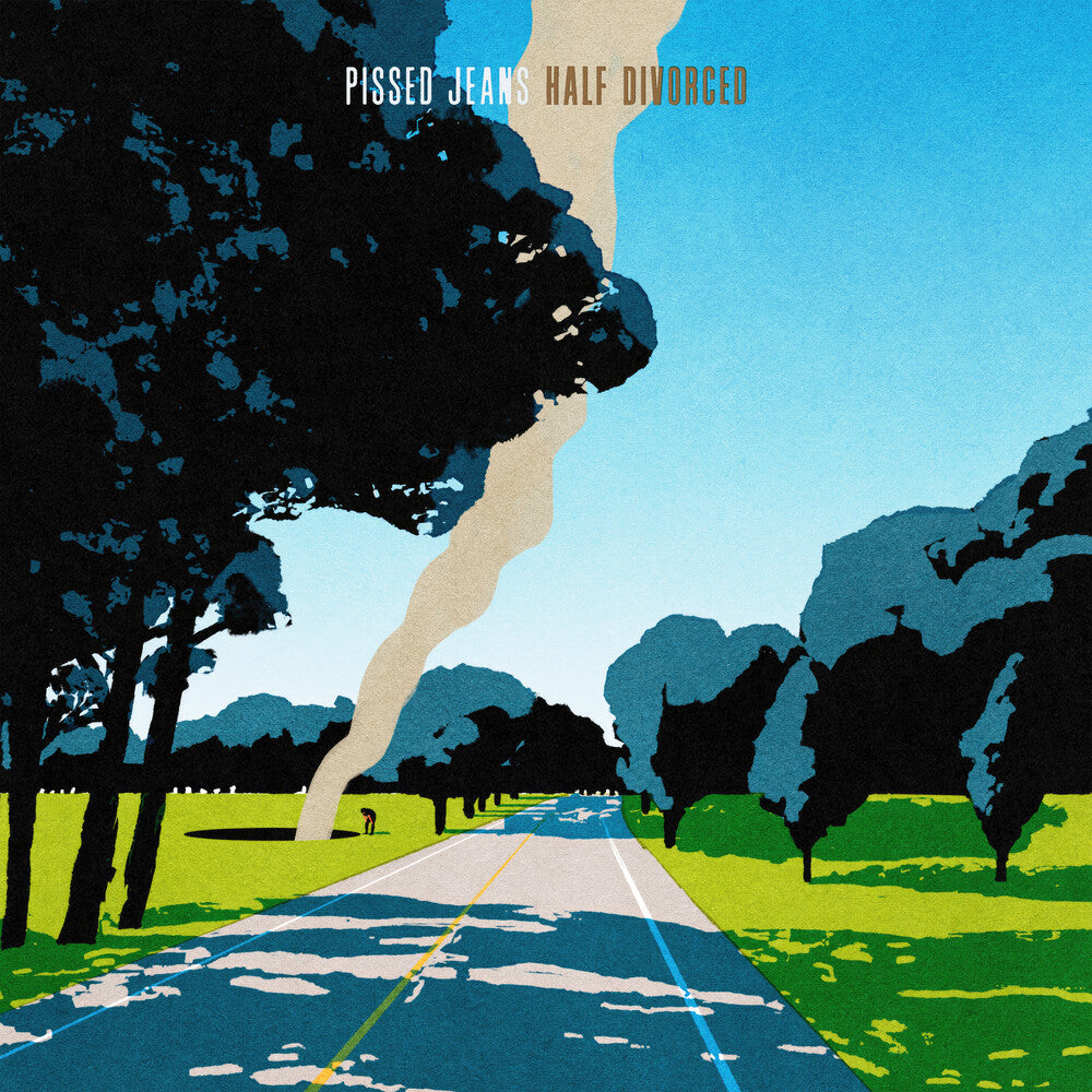 the album cover for Pissed Jeans - Half Divorced [Limited Edition Spotify Green LP]