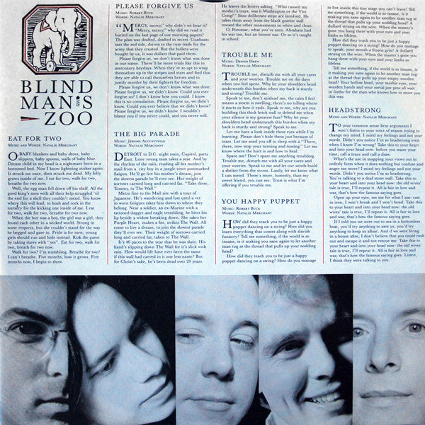 10,000 Maniacs : Blind Man's Zoo (LP, Album, Promo, SP )