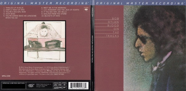 Bob Dylan : Blood On The Tracks (SACD, Hybrid, Album, Ltd, Num, RE, RM)