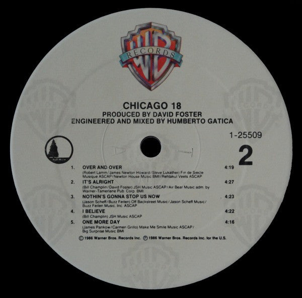 Chicago (2) : Chicago 18 (LP, Album, Spe)
