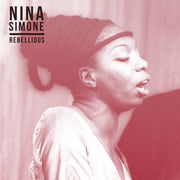 the album cover for Nina Simone - Rebellious