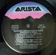 Manfred Mann's Earth Band : Somewhere In Afrika (LP, Album, Club)