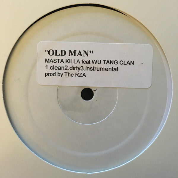 Masta Killa : Old Man / Silverbacks (12", W/Lbl)