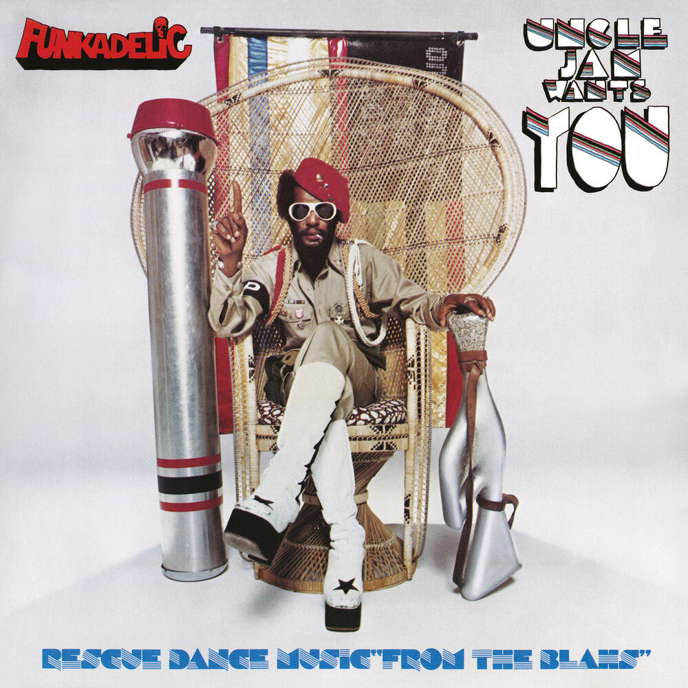the album cover for Funkadelic - Uncle Jam Wants You [Colored Vinyl] (Slv) (Uk)