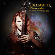 the album cover for Rik Emmett - Diamonds - The Best Of The Hard Rock Years 1990-95