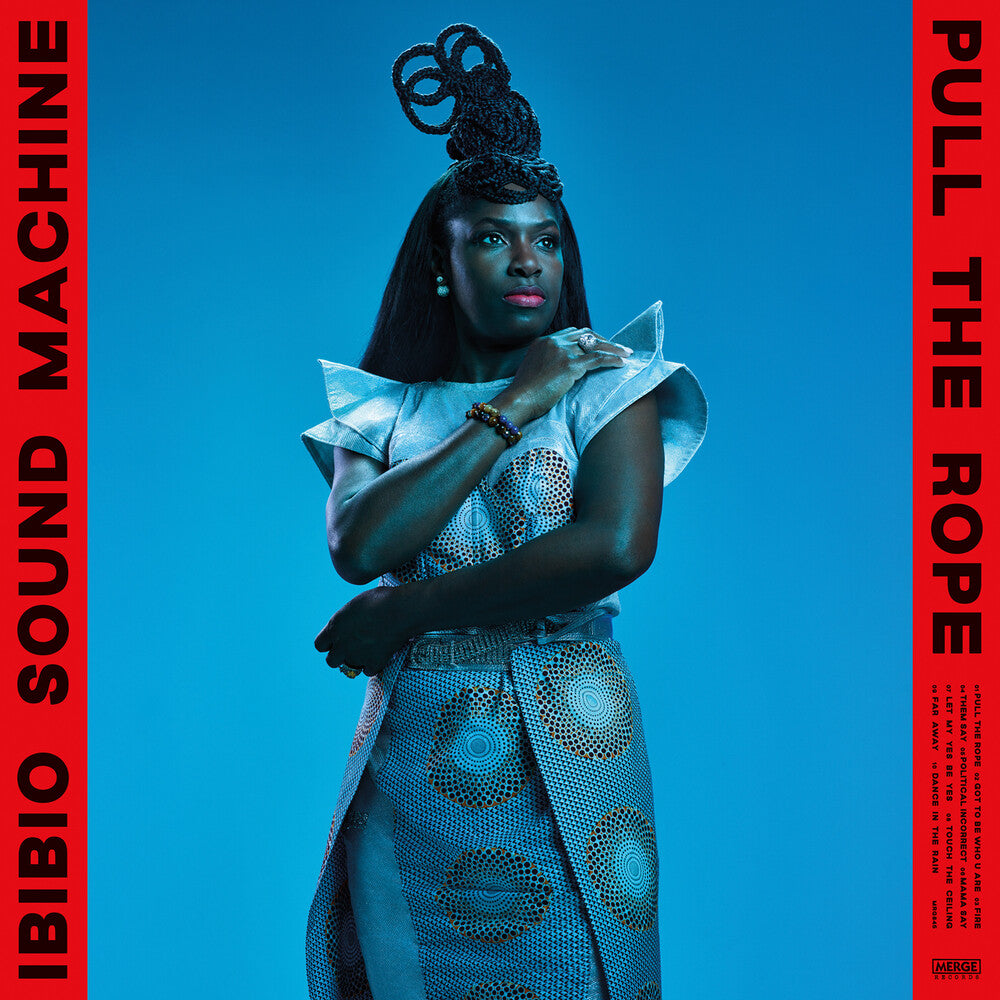 the album cover for Ibibio Sound Machine - Pull The Rope (Blk)