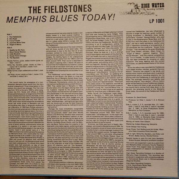 The Fieldstones : Memphis Blues Today (LP, Album)