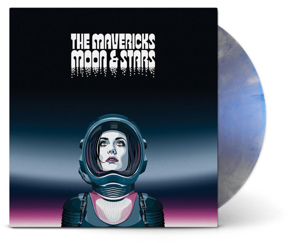 the album cover for The Mavericks - Moon & Stars [Indie Exclusive Galaxy Blue LP]