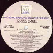 Diana Ross : Diana Extended / The Remixes (LP, Comp, Promo)