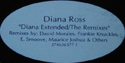 Diana Ross : Diana Extended / The Remixes (LP, Comp, Promo)
