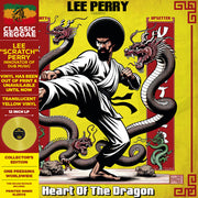 the album cover for Lee Perry - Presents The Mighty Upsetters Heart Of The Dragon