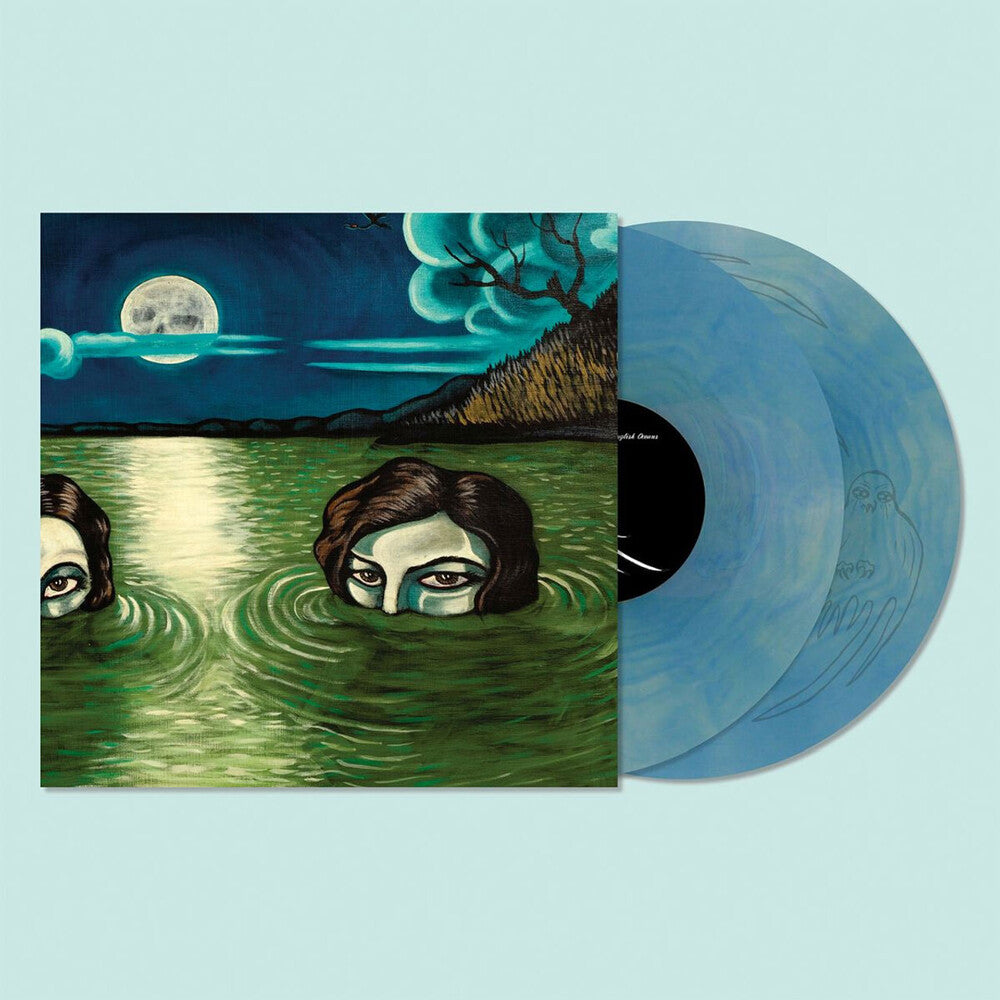 the album cover for Drive-By Truckers - English Oceans (10-Year Edition) [2 Sea-Glass Blue LP]