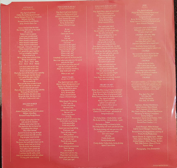 Roy Ayers : Let's Do It (LP, Album, Promo)