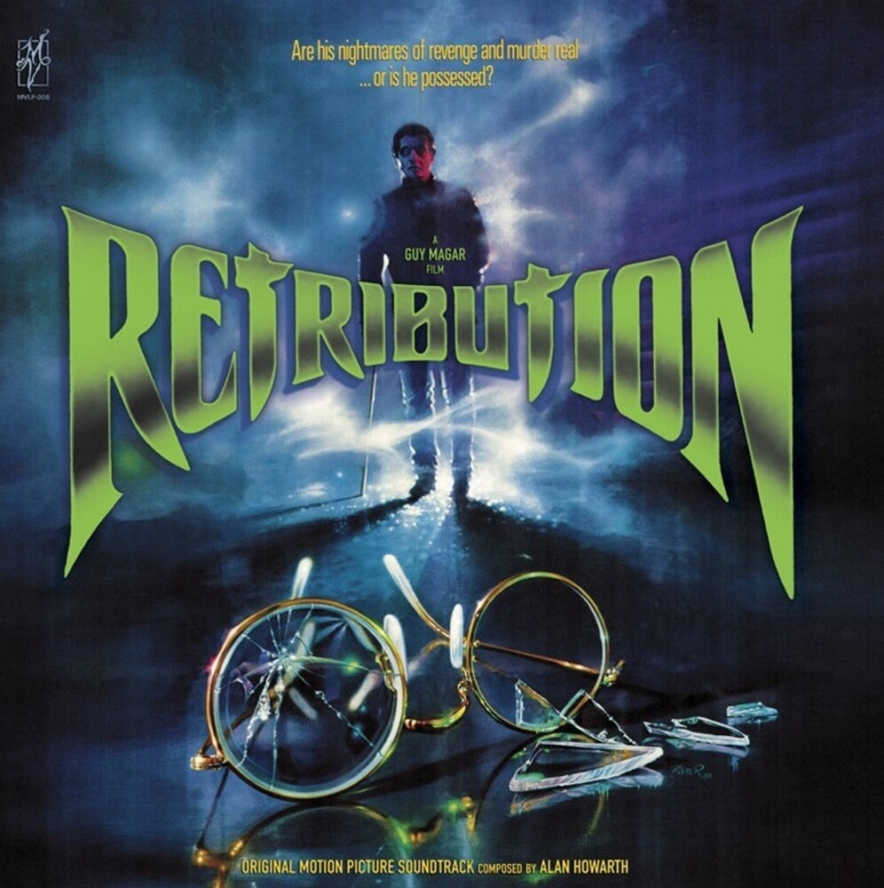 the album cover for Alan Howarth  (Blue) (Colv) (Gate) (Grn) - Retribution - O.S.T. (Blue) [Colored Vinyl] (Gate) (Grn)