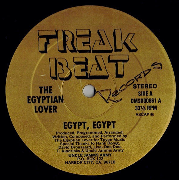 Egyptian Lover : Egypt, Egypt (12", 1st)