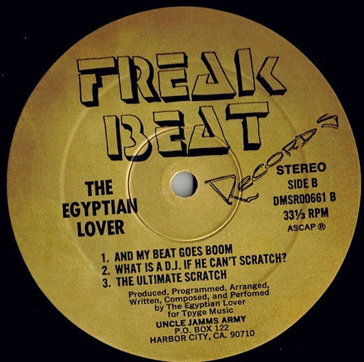 Egyptian Lover : Egypt, Egypt (12", 1st)