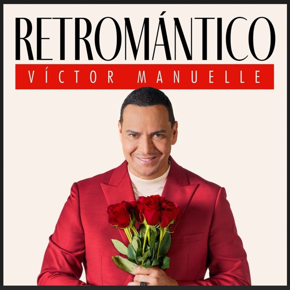 the album cover for Victor Manuelle - Retromantico [Clear Vinyl] (Gate) (Ofgv)