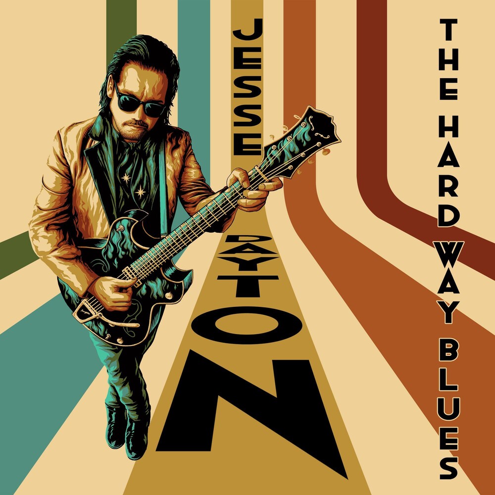the album cover for Jesse Dayton - Hard Way Blues