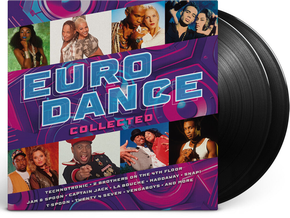 the album cover for Eurodance Collected / Various - Eurodance Collected / Various (Blk) [180 Gram] (Hol)