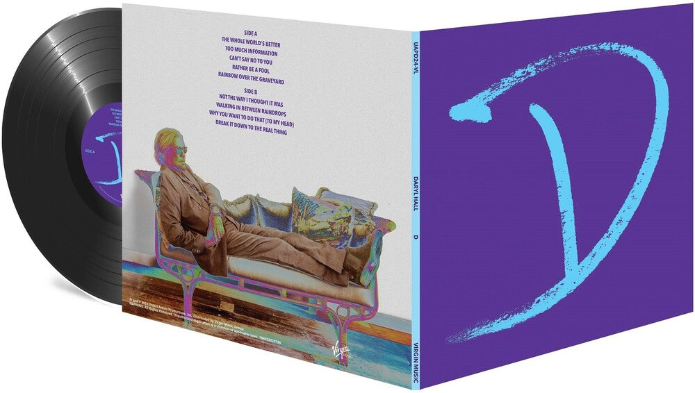 the album cover for Daryl Hall - D