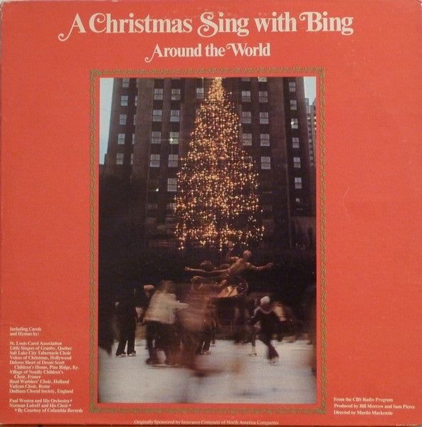Bing Crosby : A Christmas Sing With Bing - Around The World (LP, Album, RE)