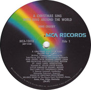Bing Crosby : A Christmas Sing With Bing - Around The World (LP, Album, RE)