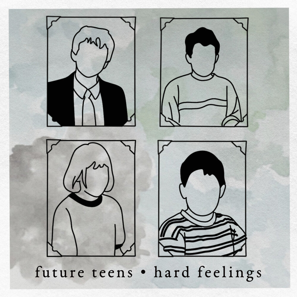 the album cover for Future Teens - Hard Feelings