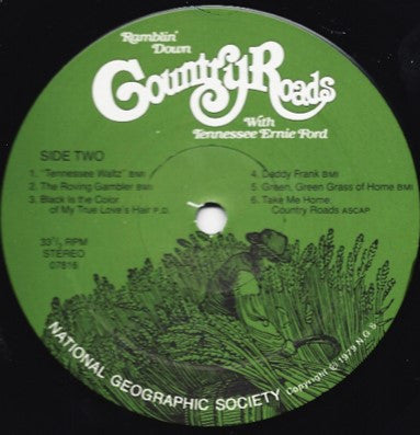 Tennessee Ernie Ford : Ramblin' Down Country Roads With Tennessee Ernie Ford (LP, Album, Gat)
