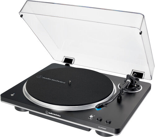 Audio Technica AT-LP70XBT-BS Turntable Fully Automatic Bluetooth Wireless Belt-Drive (Black/Silver)