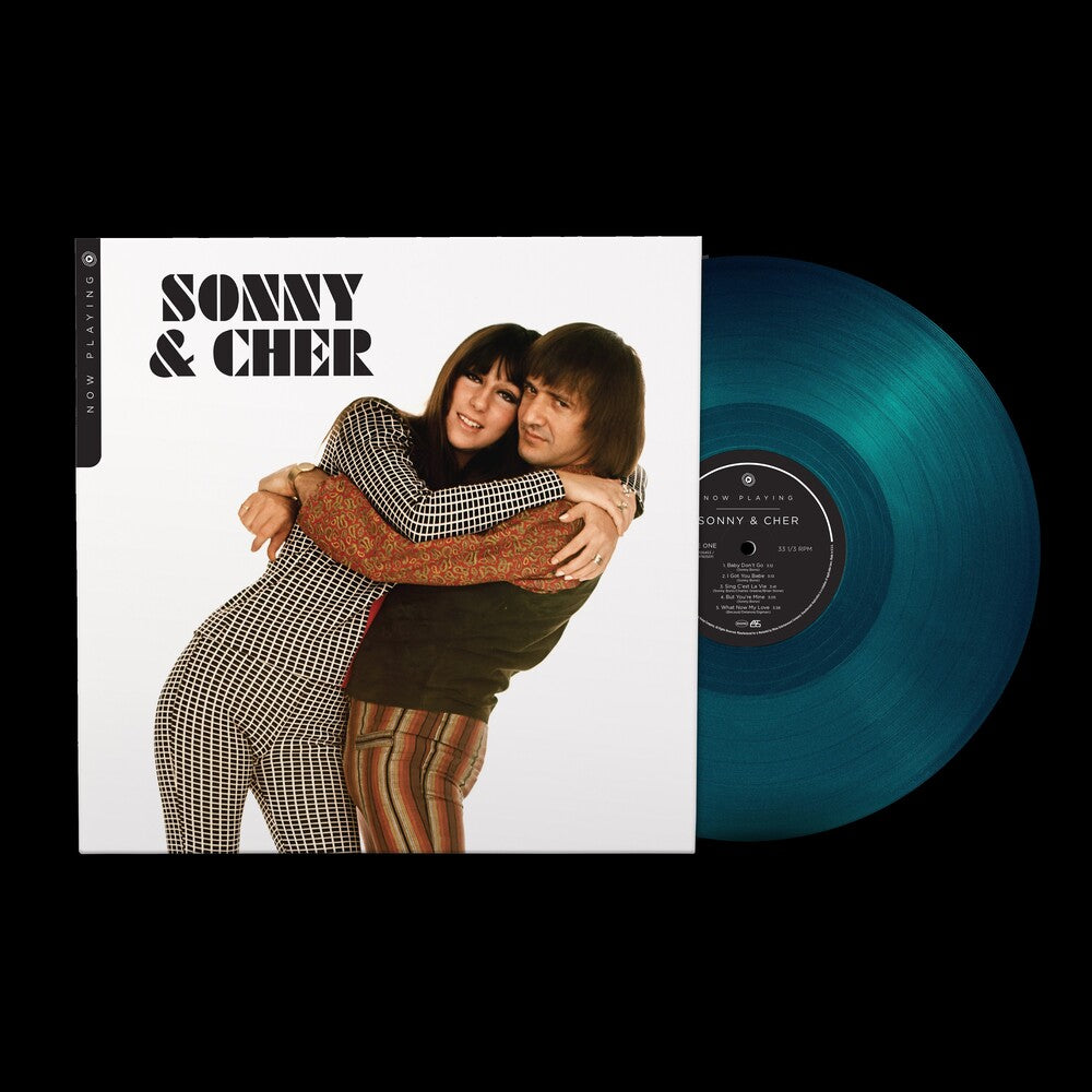 the album cover for Sonny & Cher - Now Playing (Blue) [Colored Vinyl] (Bme)