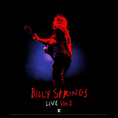 Pre-order: Billy Strings Billy Strings Live Volume 1 Indie Exclusive, Clear Vinyl, 180 Gram Vinyl, Blue (Mint (M))