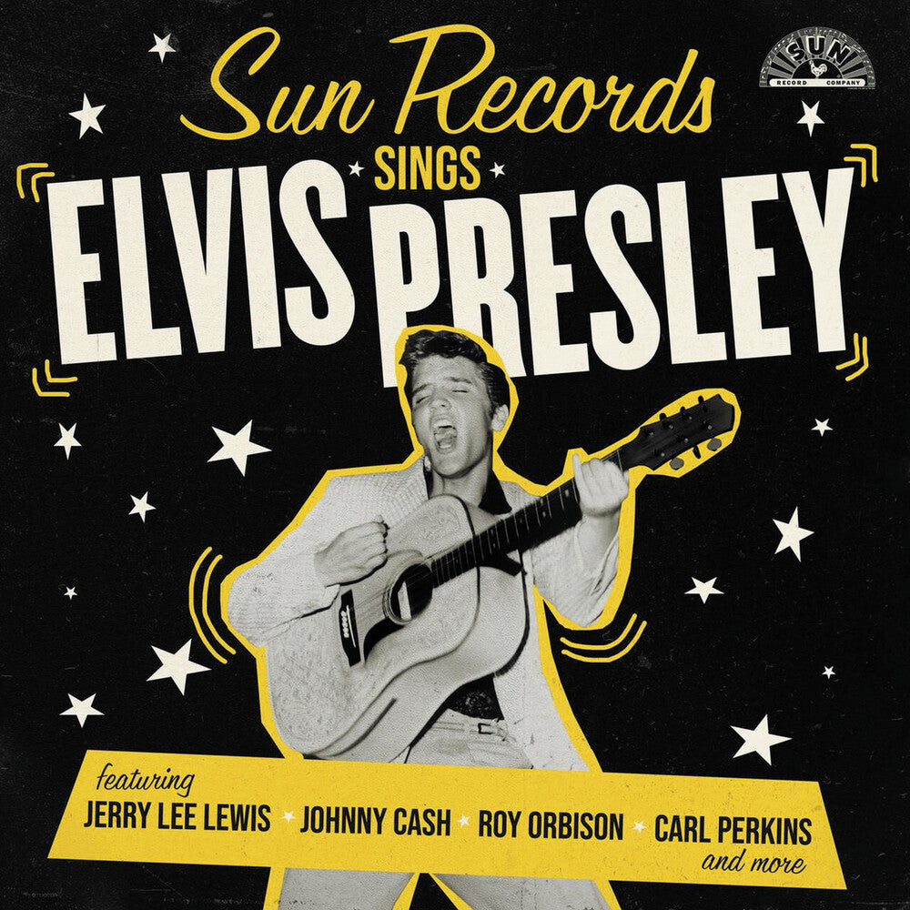 the album cover for Sun Records Sings Elvis Presley / Various - Sun Records Sings Elvis Presley / Various [Clear Vinyl]