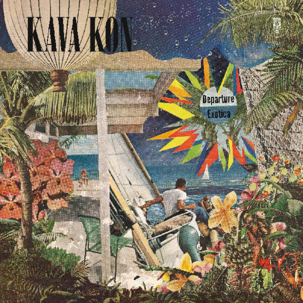 the album cover for Kava Kon - Departure Exotica [Colored Vinyl] (Grn)
