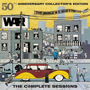 the album cover for War - World Is A Ghetto (50th Anniversary Collectors Ed)