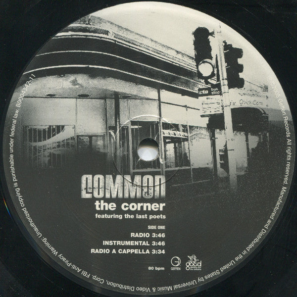 Common : The Corner (12", Single)