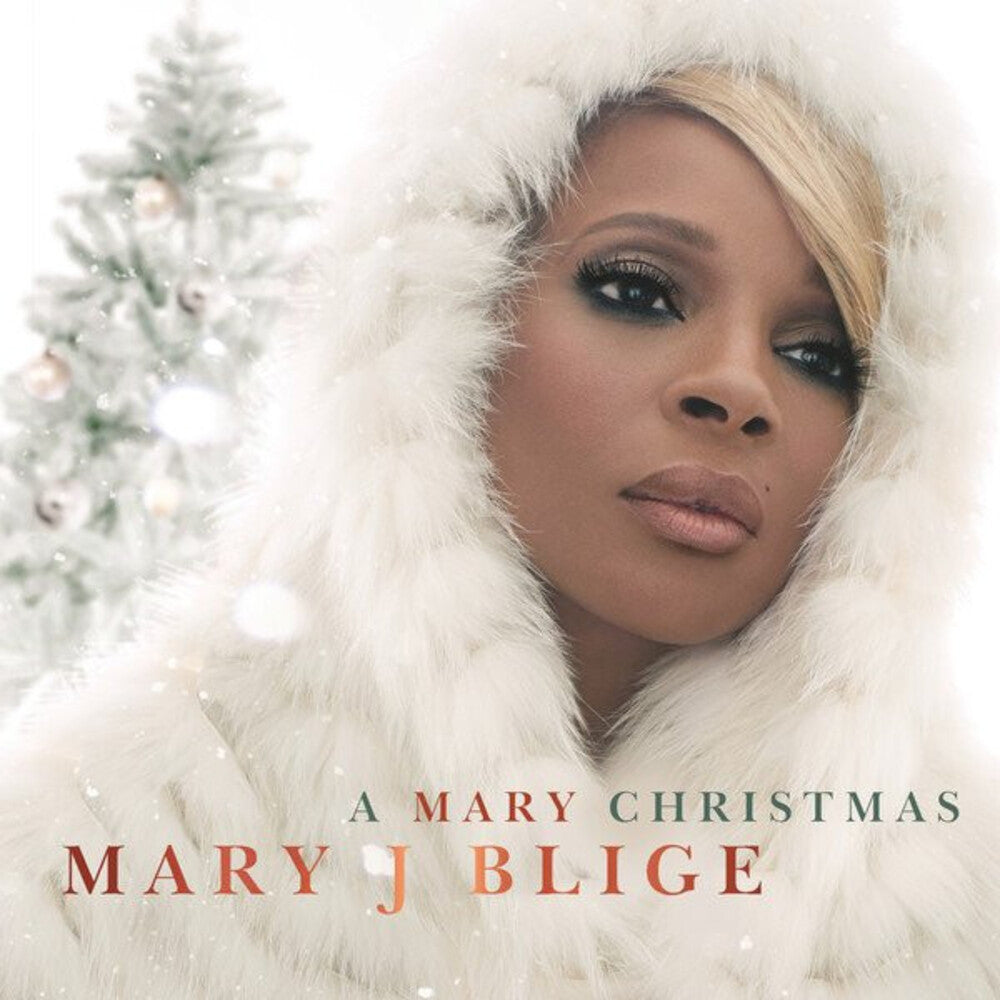 the album cover for Mary Blige  J - Mary Christmas [Colored Vinyl] [Limited Edition] (Red) (Can)